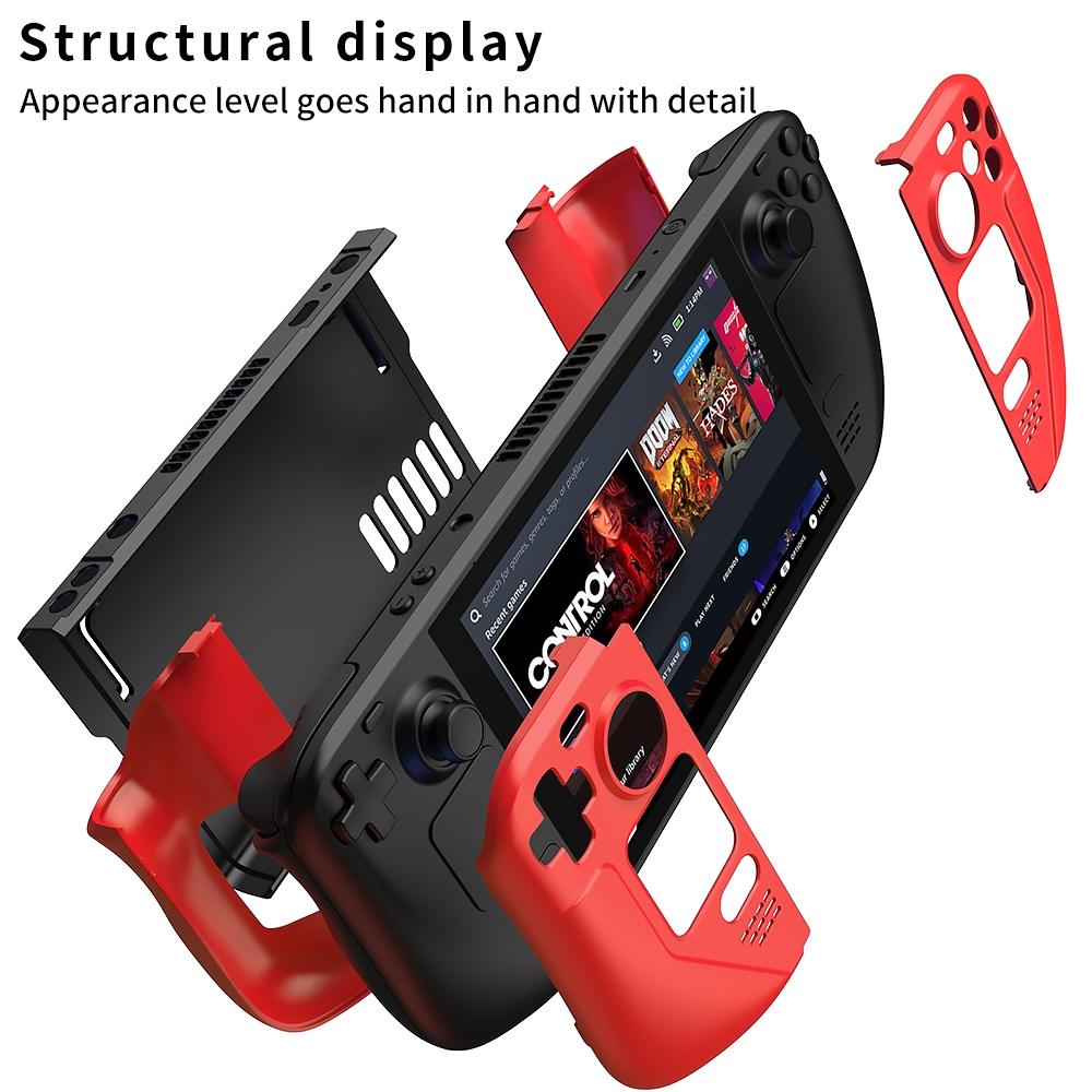 Anti-fall Game Console Case with Contrast Design - Blue 5