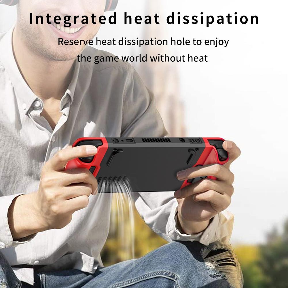 Anti-fall Game Console Case with Contrast Design - Blue 7