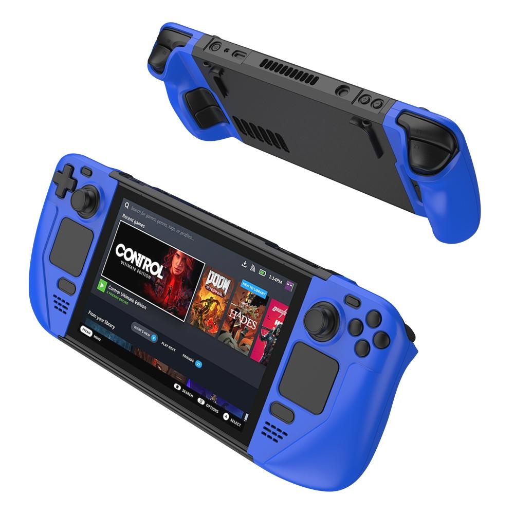 Anti-fall Game Console Case with Contrast Design - Blue 9