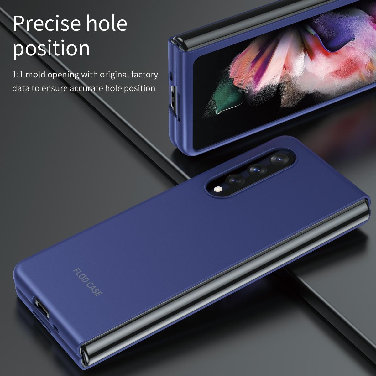 For Samsung Galaxy Z Fold4 5G Foldable Shockproof Phone Case - Green 7