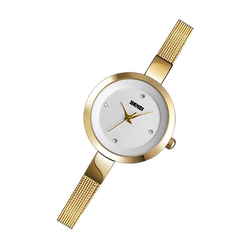 Lightweight Steel Band Women Quartz Watch - Business Casual - Silver 10