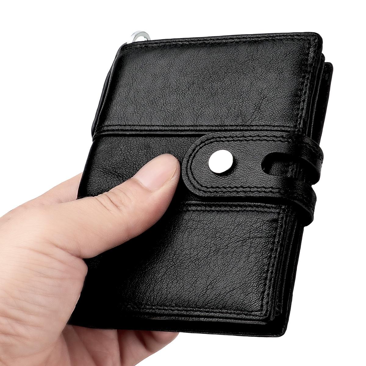 Premium Leather Multi-card Men Wallet - Secure & Stylish - Brown 7