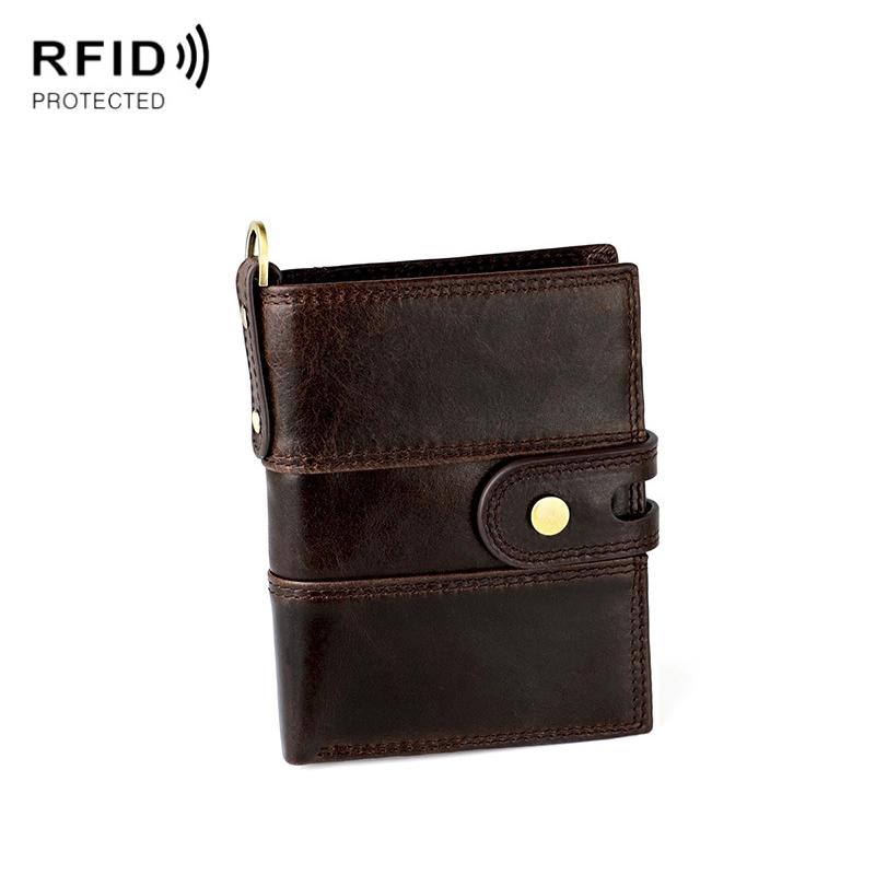 Premium Leather Multi-card Men Wallet - Secure & Stylish - Brown 9