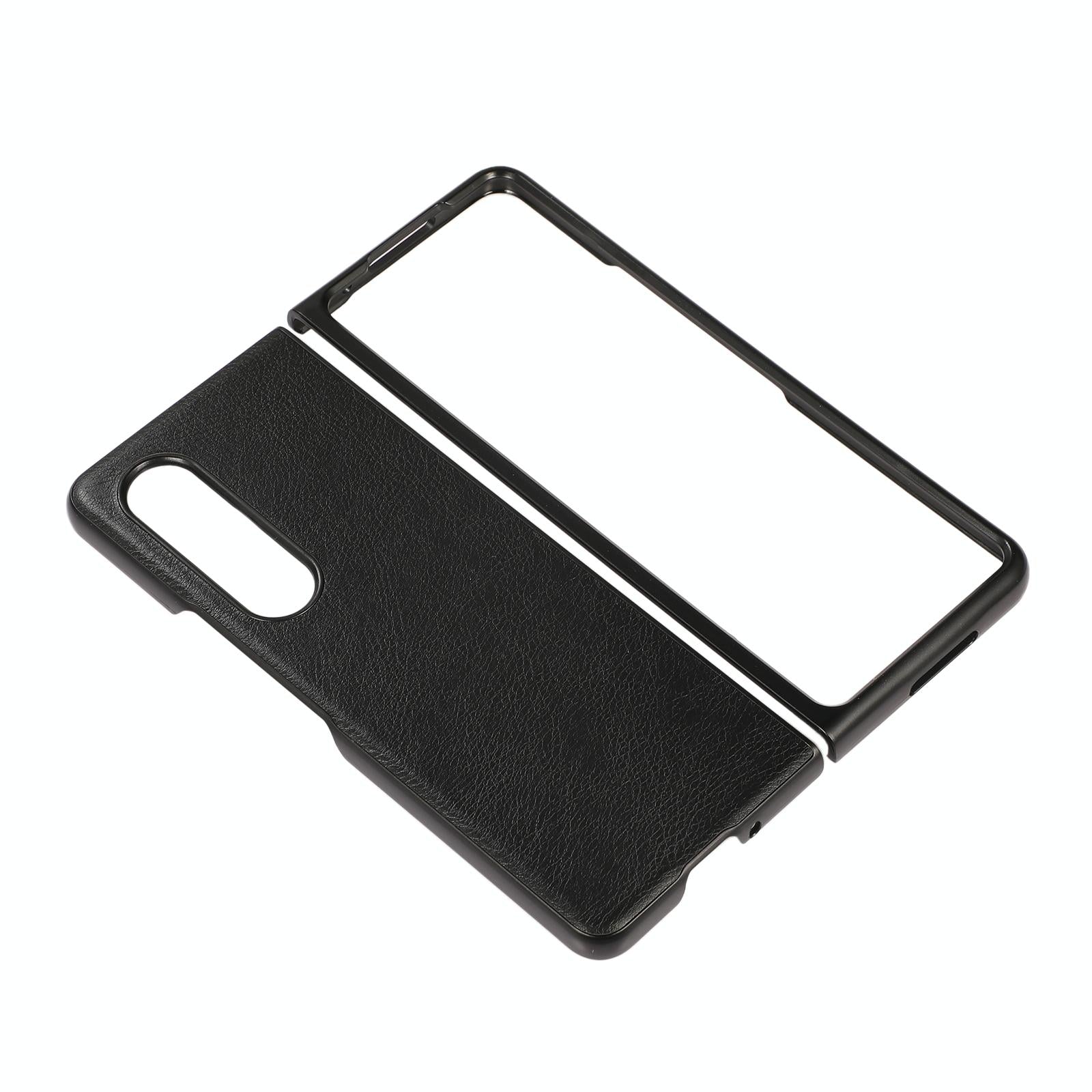 For Samsung Galaxy Z Fold4 5G Two Tone Litchi Pu Case - Slim & Stylish - Green 5