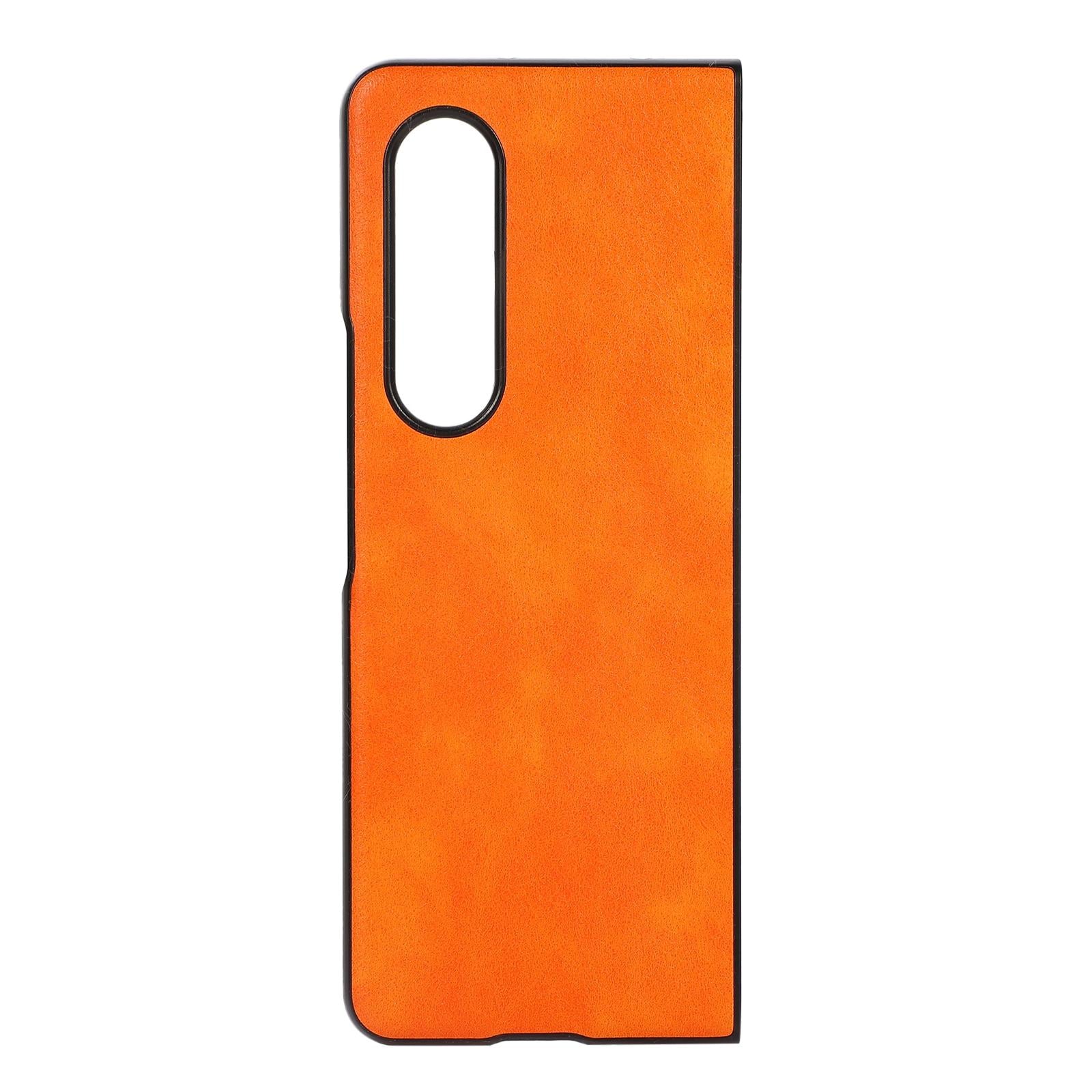 For Samsung Galaxy Z Fold4 5G Two Tone Litchi Pu Case - Slim & Stylish - Green 10