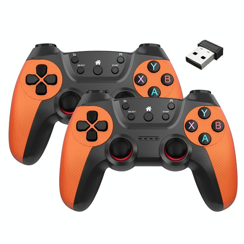 2.4g Wireless Controller for Pc Linux Android Tvbox - Supports Dual Connection - Vitality Orange 10