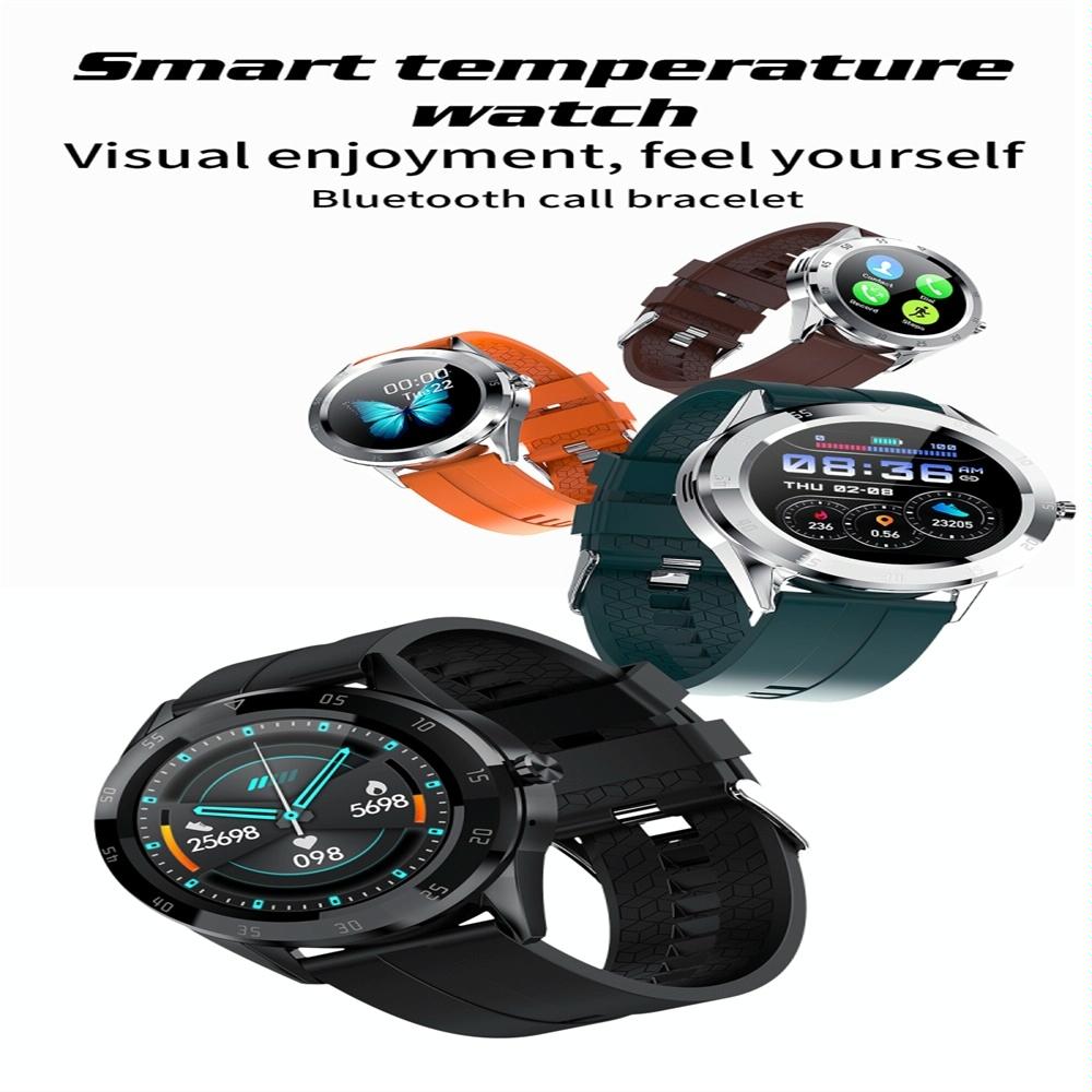 Waterproof Smart Watch With Heart Rate And Sleep Monitoring - Ip68 - Orange 3