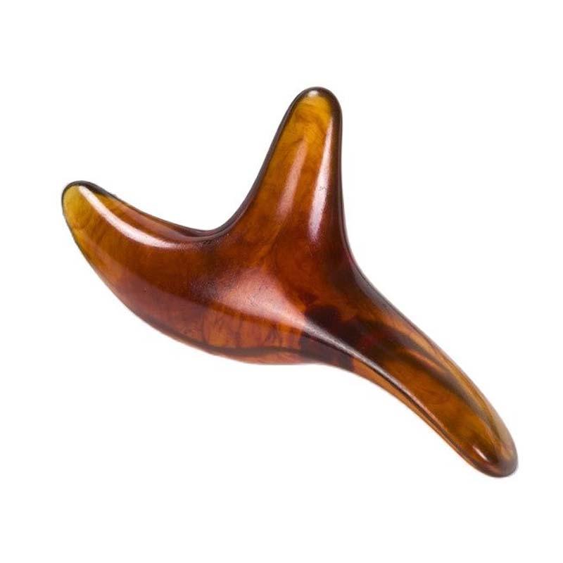 Triangle Sparrow Massager Point Stick - Amber 7