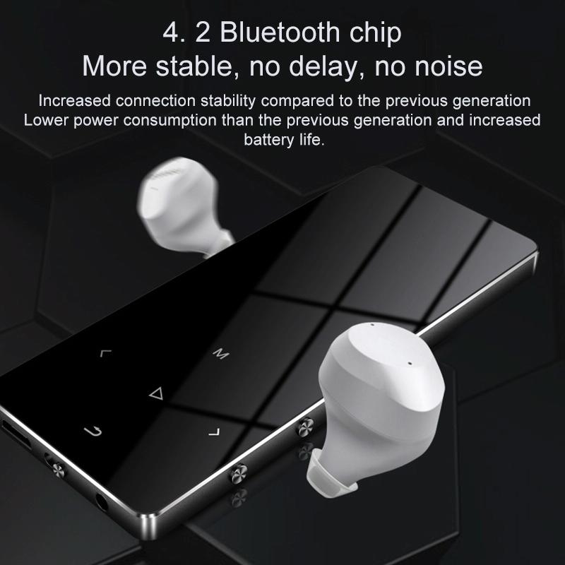1.8 Inch Metal Bluetooth Mp3 / Mp4 Player With Touch Screen 8Gb - 8Gb Rose Gold 10