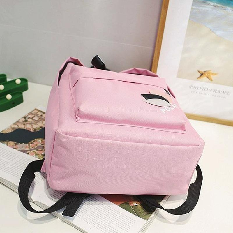 Student Canvas Backpack - Pink 4