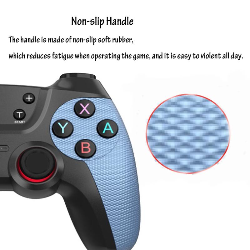 Wireless Bluetooth Game Controller for Switch Pro Pc and Android with Vibration Wake-up - Elegant White 7