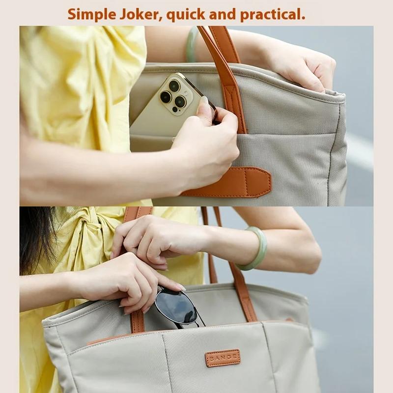 Large Capacity Laptop Tote For Women - Pink 11