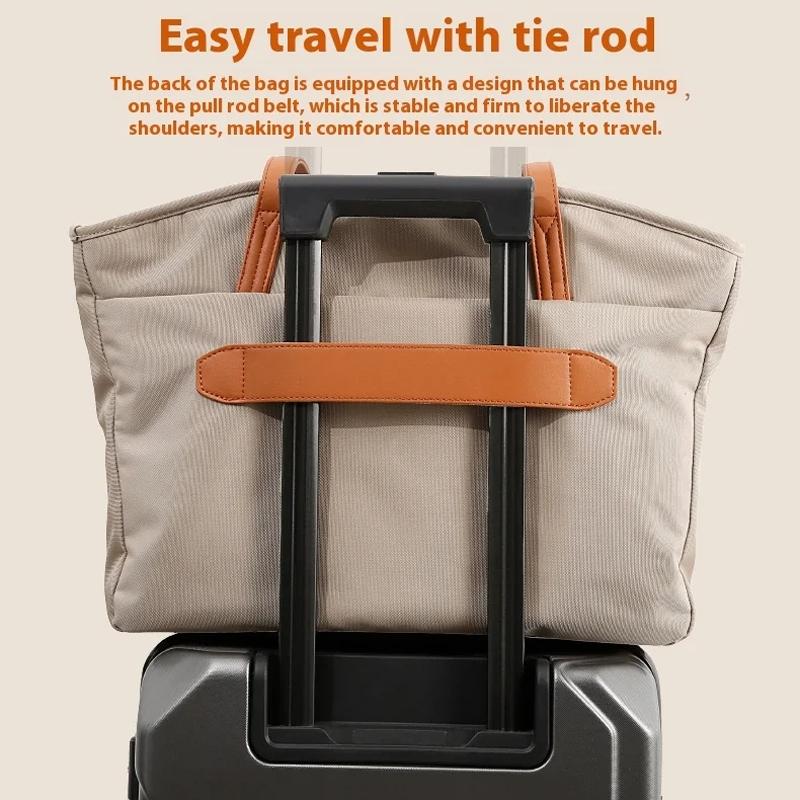 Large Capacity Laptop Tote For Women - Pink 12