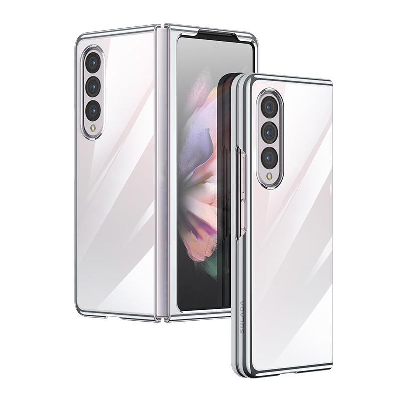 For Samsung Galaxy Z Fold4 5G Shockproof Protective Case - Silver 6