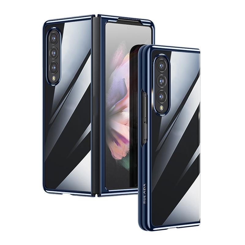 For Samsung Galaxy Z Fold4 5G Shockproof Protective Case - Silver 10