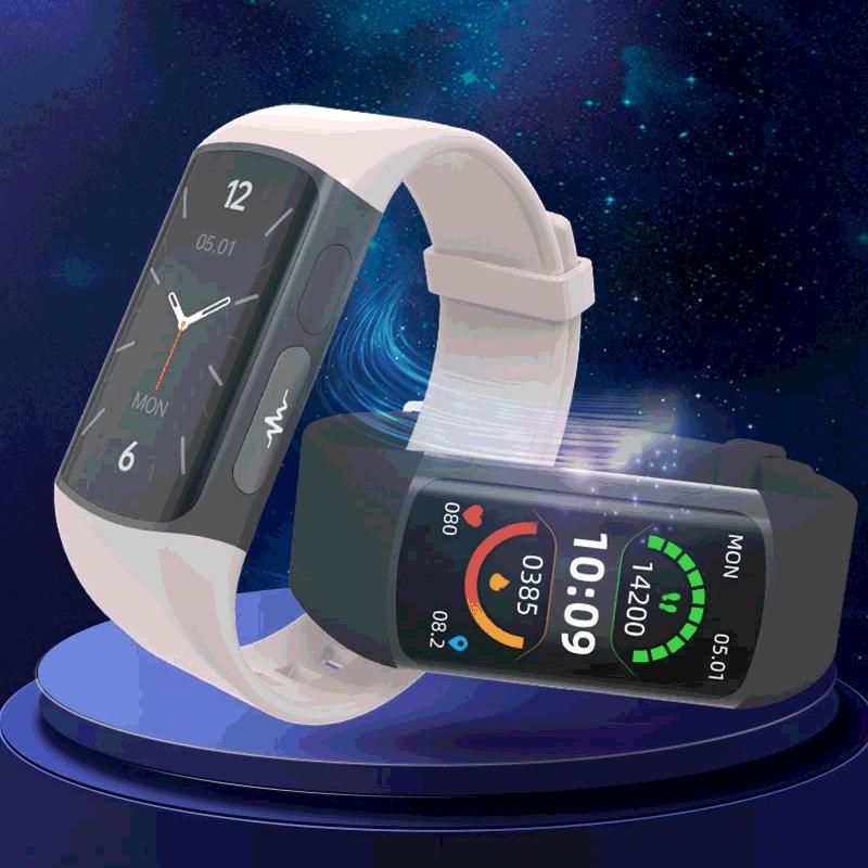 Smart Bracelet With Bluetooth Calling And Blood Oxygen Monitoring - Hd Tft Display - Pink 3