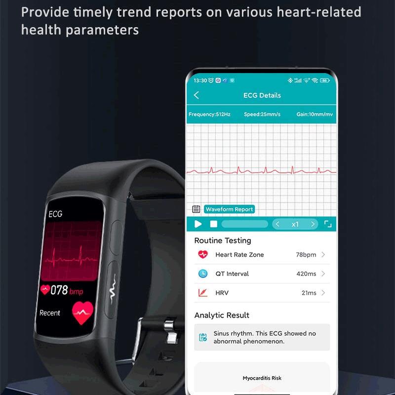 Smart Bracelet With Bluetooth Calling And Blood Oxygen Monitoring - Hd Tft Display - Pink 4