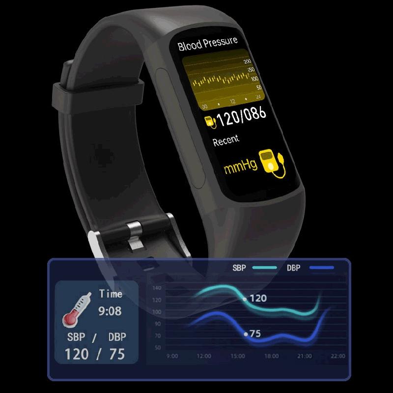 Smart Bracelet With Bluetooth Calling And Blood Oxygen Monitoring - Hd Tft Display - Pink 6