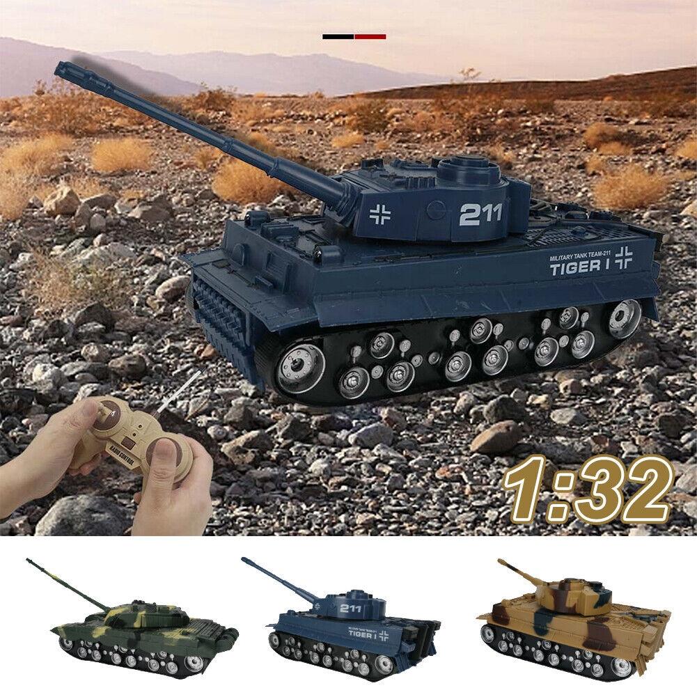 1 32 Four-way Rc Tank with Remote Control - Yellow 7