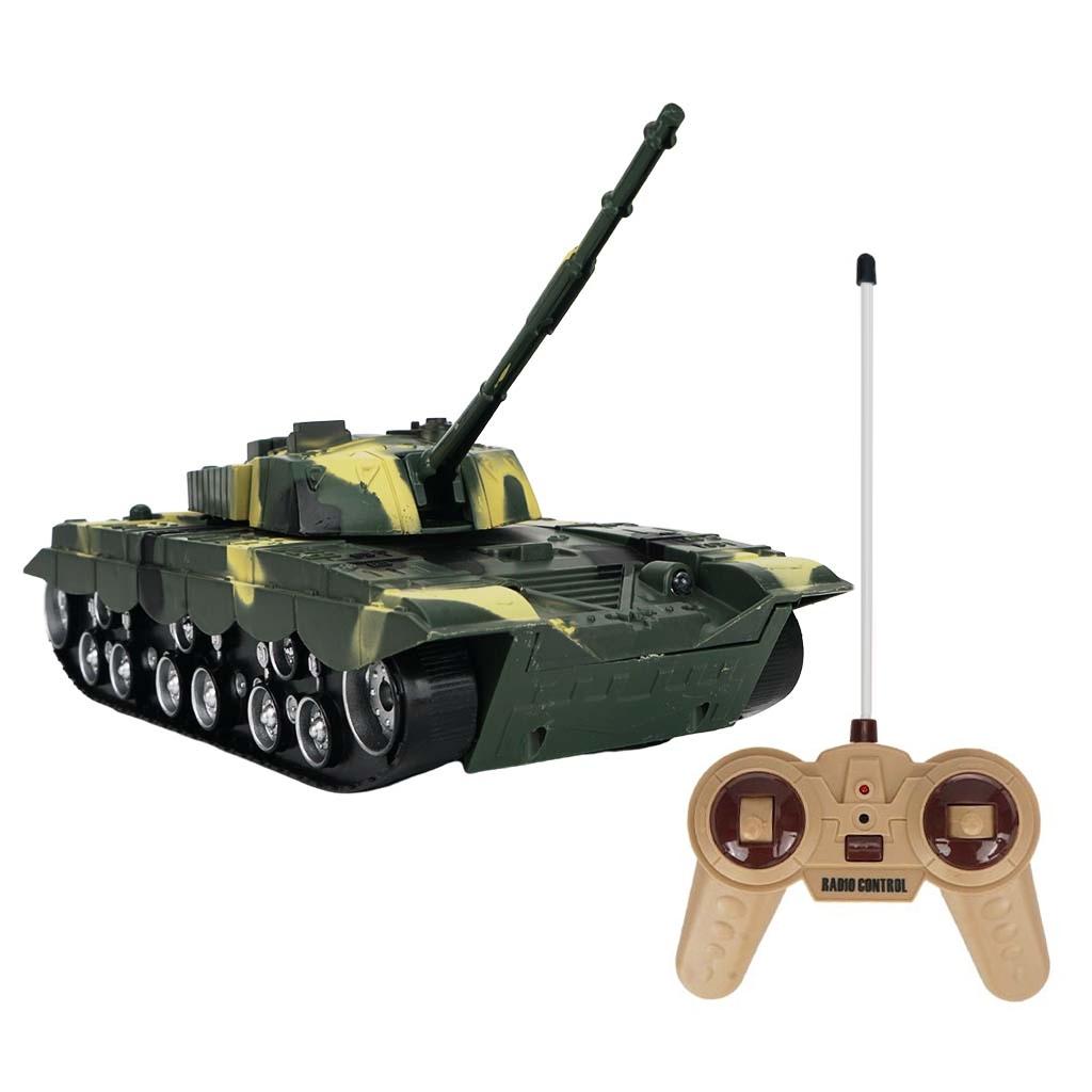 1 32 Four-way Rc Tank with Remote Control - Yellow 13