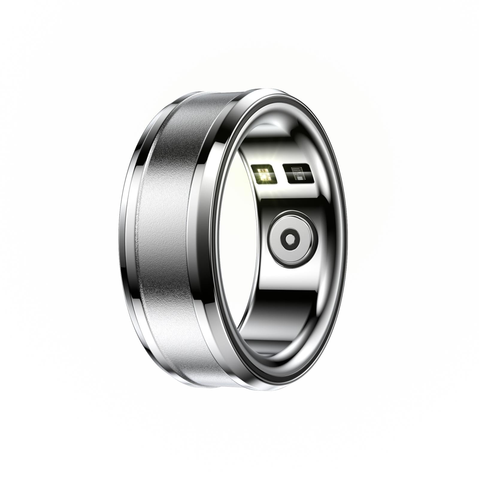 Smart Ring With Heart Rate Blood Oxygen & Sleep Monitoring - R3 Size 23 - White
