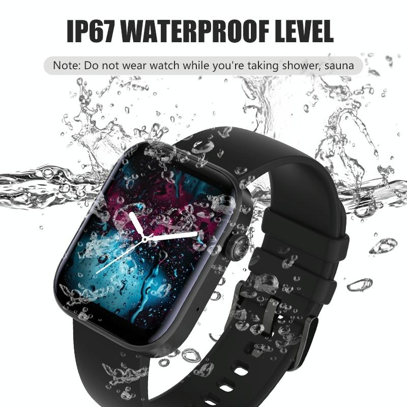 1.8 Inch Tft Screen Bluetooth Smart Watch Support Heart Rate Monitoring & 100+ Sports Modes - Gold 9
