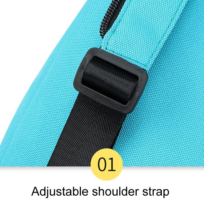 Multifunctional Crossbody Backpack For Outdoor Adventures - Sky Blue And Yellow 8