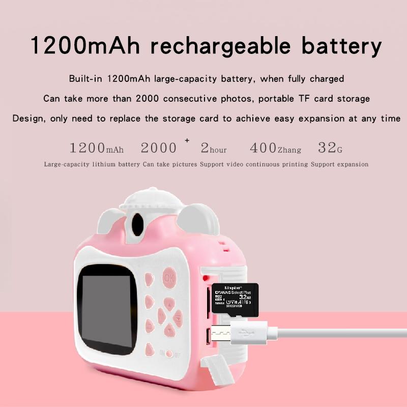 Smart Digital Kids Camera - Photo & Video - no Memory Card - Green + White 5