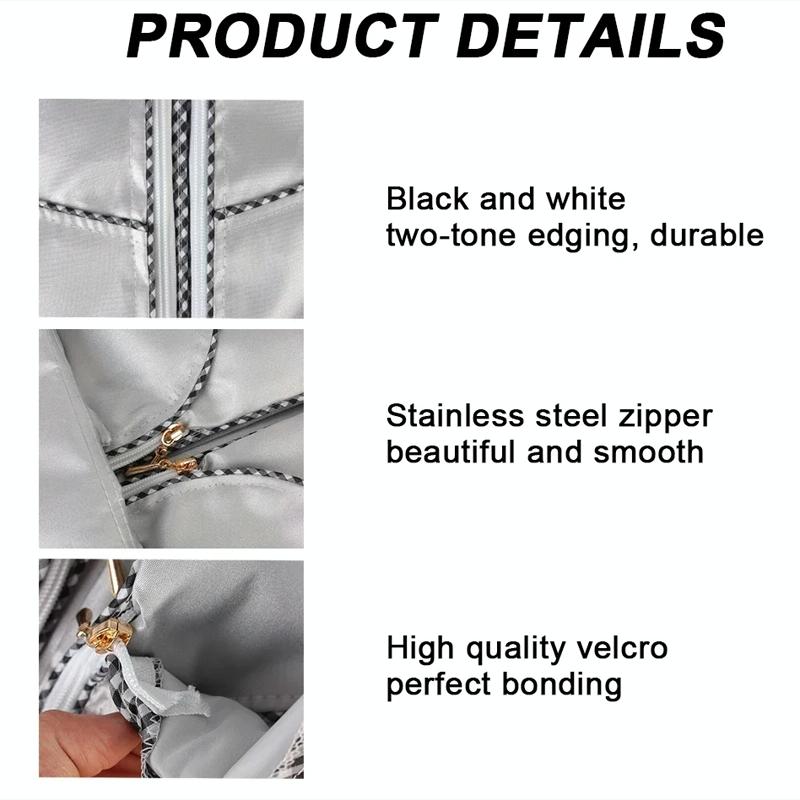 Waterproof Dustproof Cover for 420d Roller Boiler Washing Machine - 60x53x85cm Size - Black - 60X53X85Cm 5