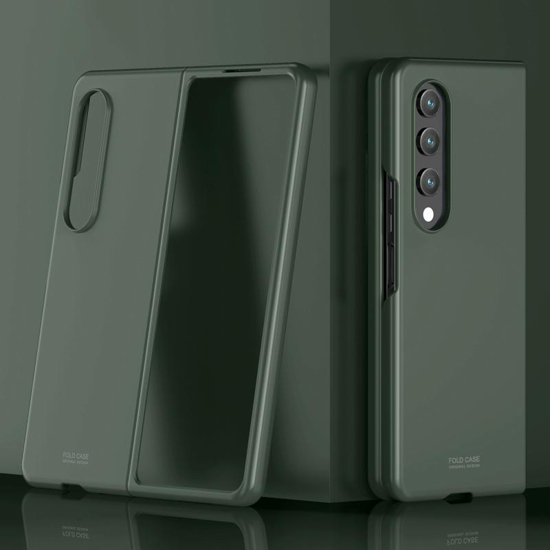 For Samsung Galaxy Z Fold4 5G Shockproof Skin - Breathable & Protective - Red 13