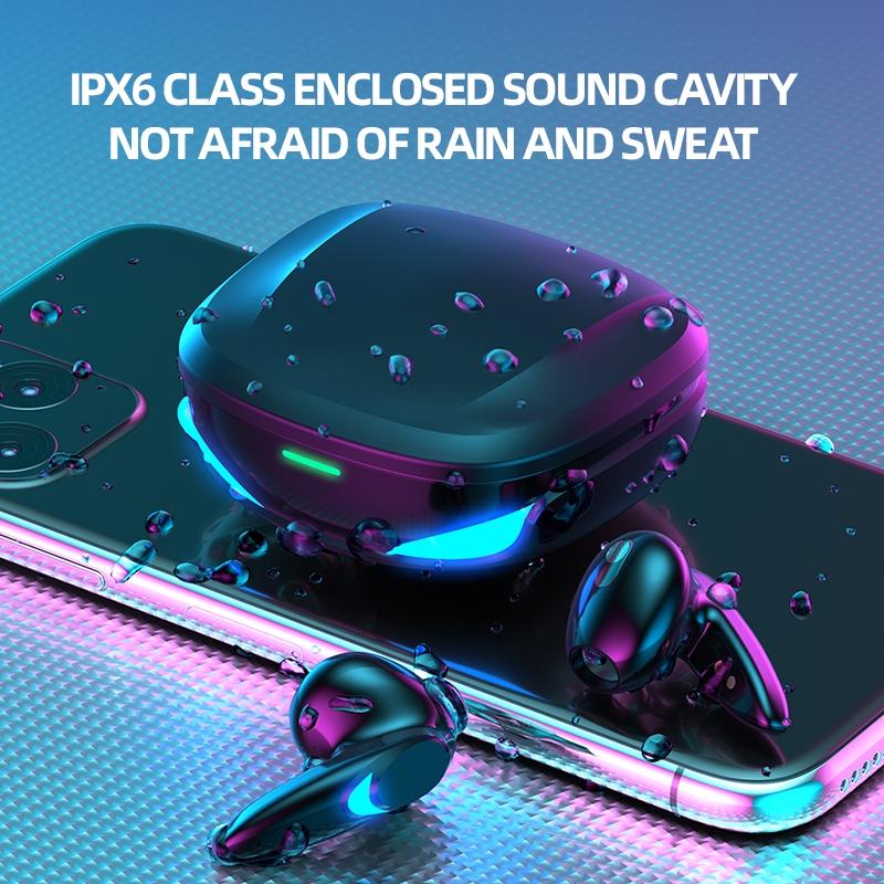True Stereo Touch Bluetooth Earphones - G10 Tws 5.2 - Black 6