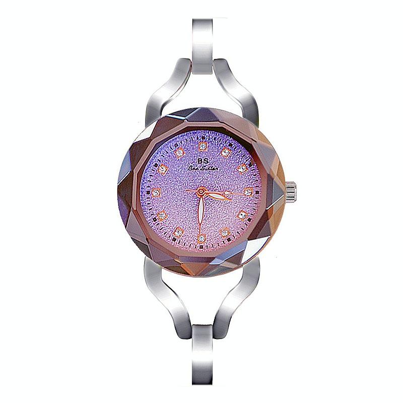 Sparkling Aurora Star Diamond Chain Watch for Women - Rose Gold 4