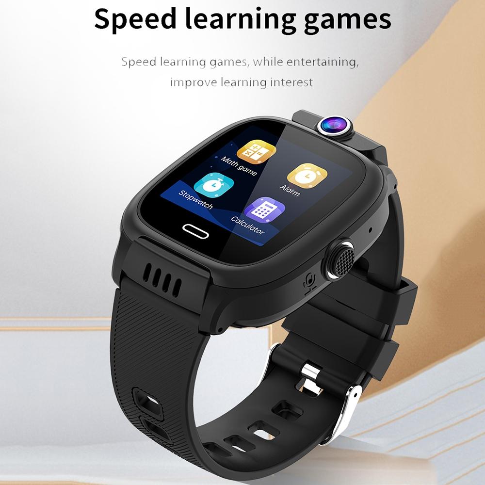 1.44 Inch 4G Video Call Waterproof Smart Children Phone Watch With Sos Function - Pink 4