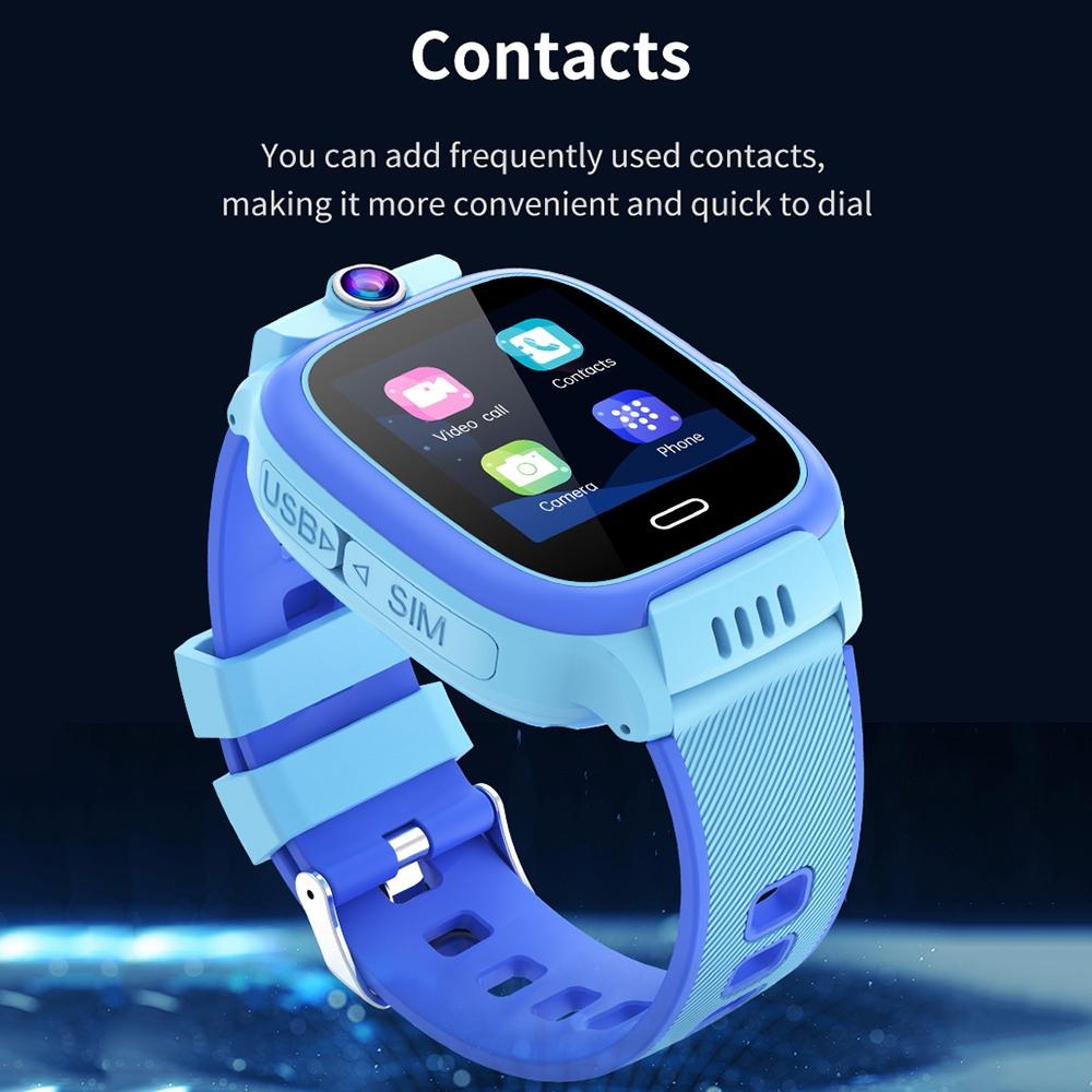 1.44 Inch 4G Video Call Waterproof Smart Children Phone Watch With Sos Function - Pink 14