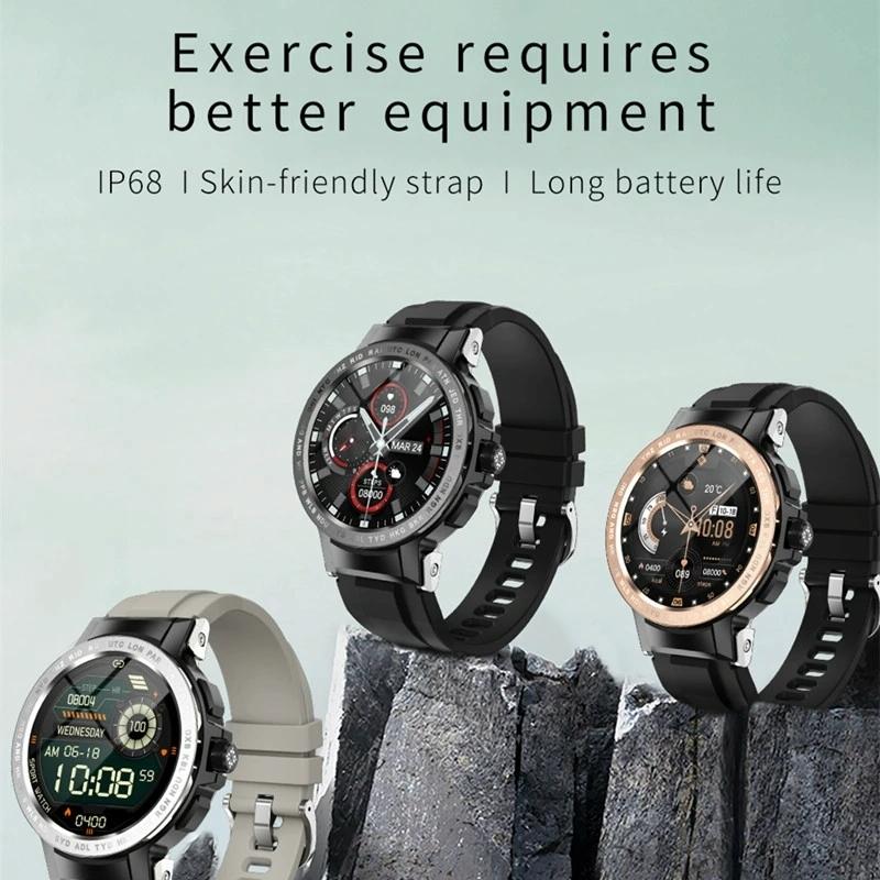 Waterproof Smart Watch With Colour Screen - Ip68 - Silver 6
