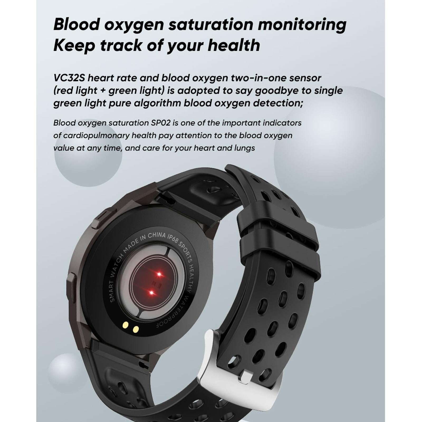 1.28 Inch Ips Screen Bluetooth 5.0 Ip67 Waterproof Smart Watch Support Sleep Monitor / Multi-Sports Mode / Heart Rate Monitor / Blood Pressure Monitoring - Black 6