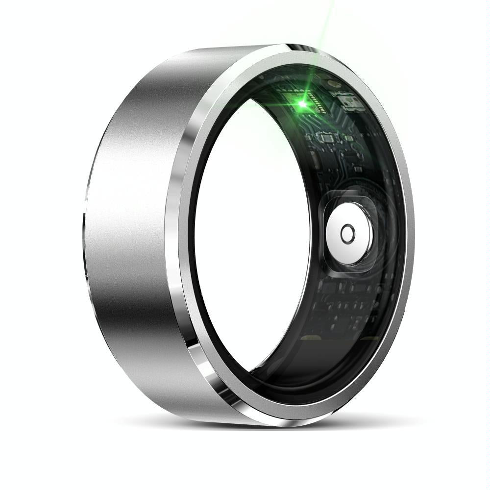 Smart Ring For Health Monitoring & Multiple Sports Modes - Size 10 - Pink 12