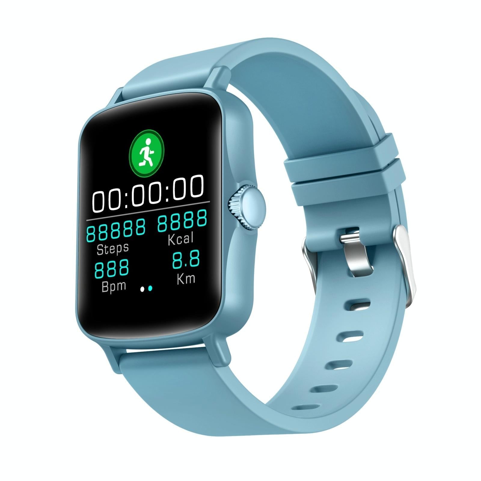 1.44 Inch Ip67 Waterproof Smart Watch With Hd Touch Screen - Blue 3