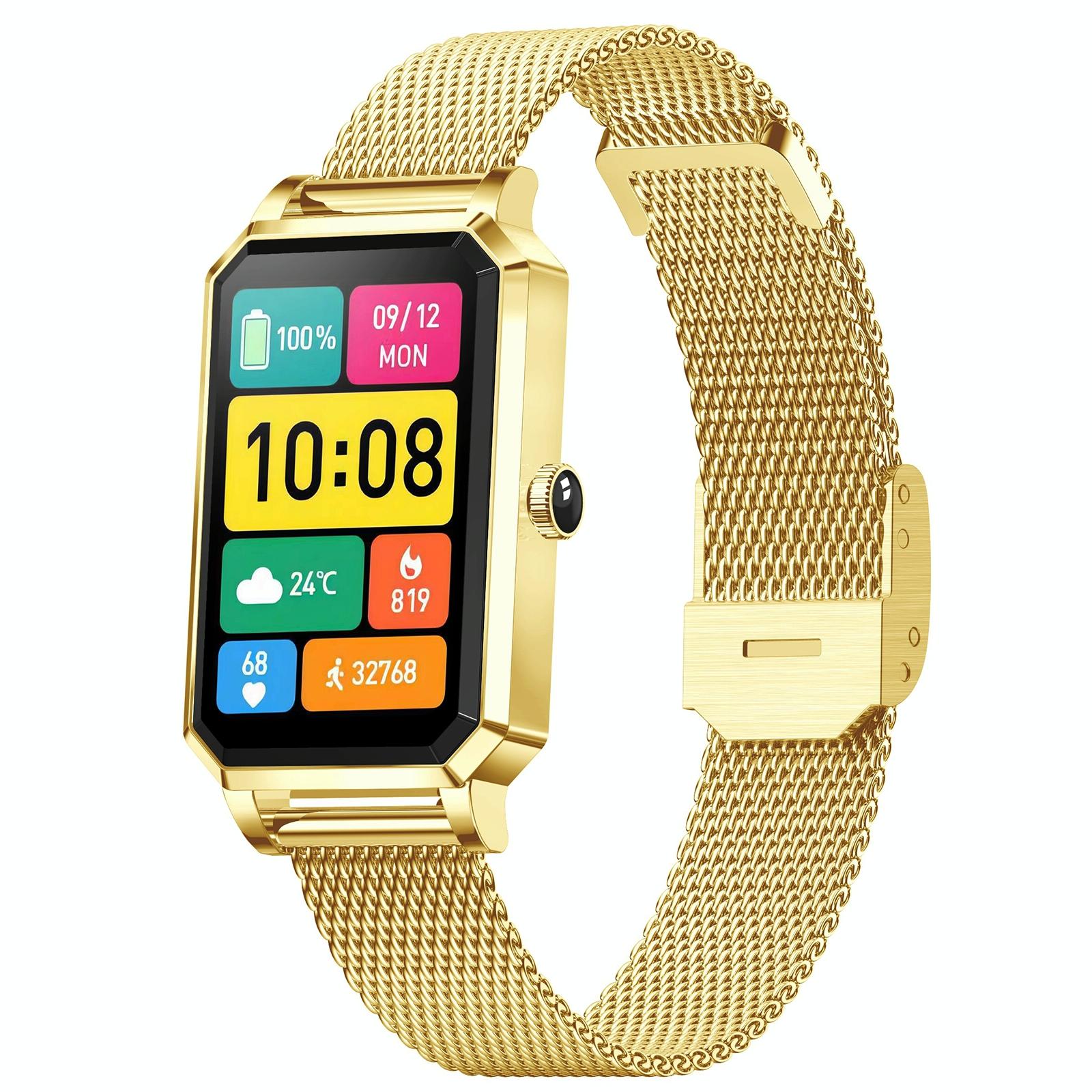 1.13 Inch Women's Smart Watch With Colour Screen & Health Tracking - Silver 11