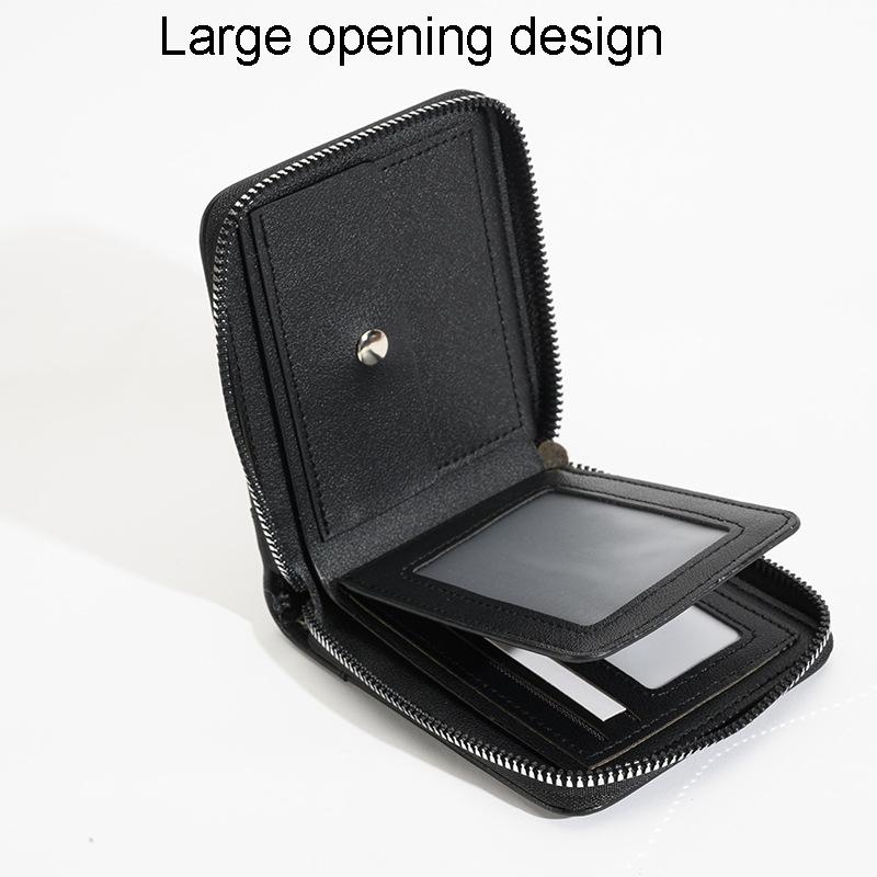 Rfid-protected Men Zip Wallet - Secure & Stylish - Brown 6