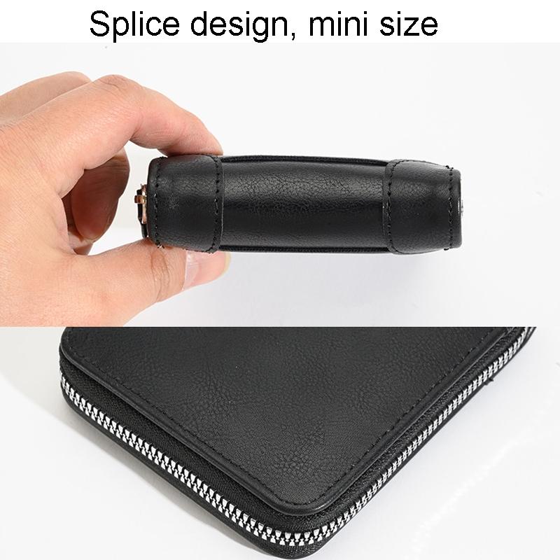 Rfid-protected Men Zip Wallet - Secure & Stylish - Brown 9