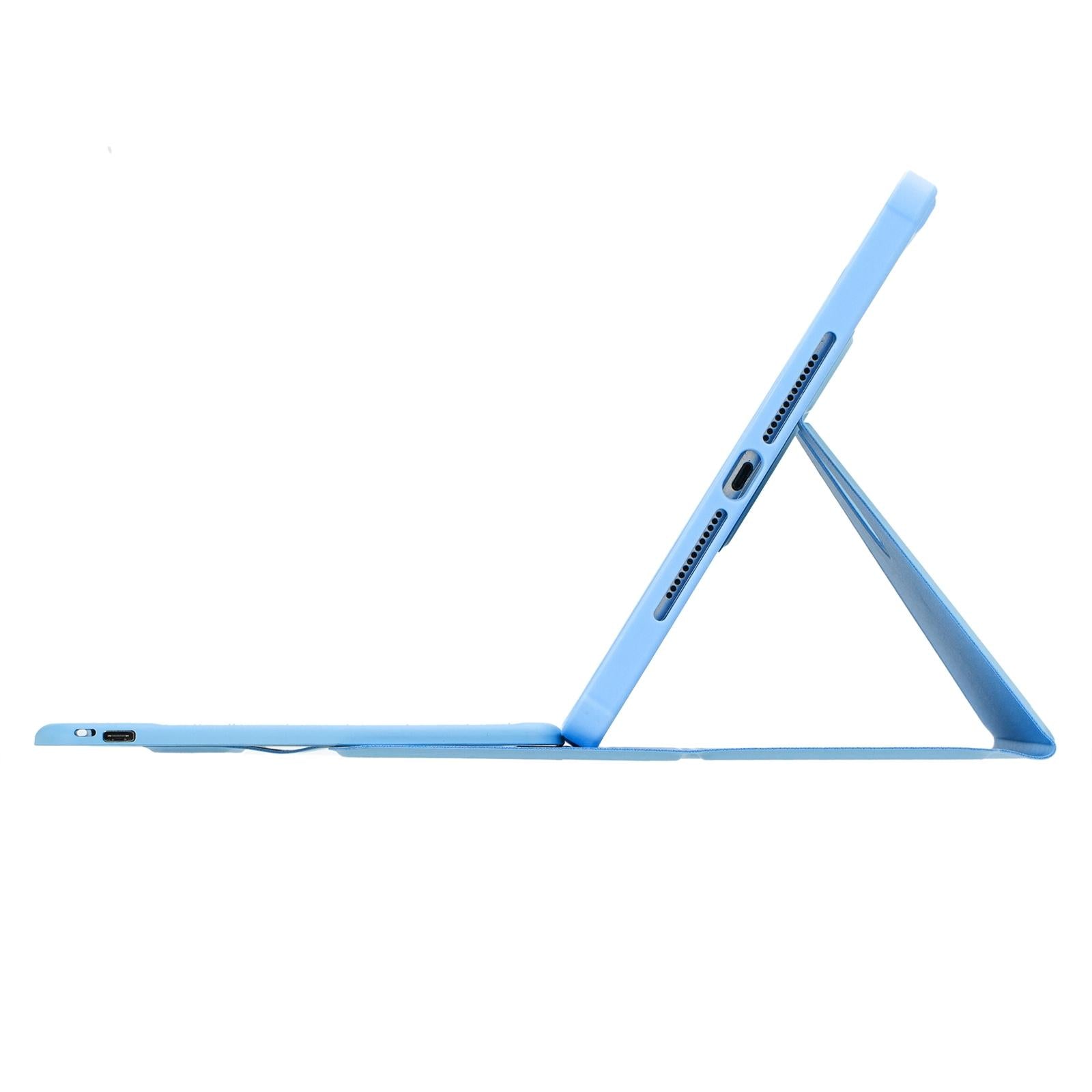 360 Rotation Bluetooth Keyboard Leather Case For Ipad 10.9 2022 - Blue 7