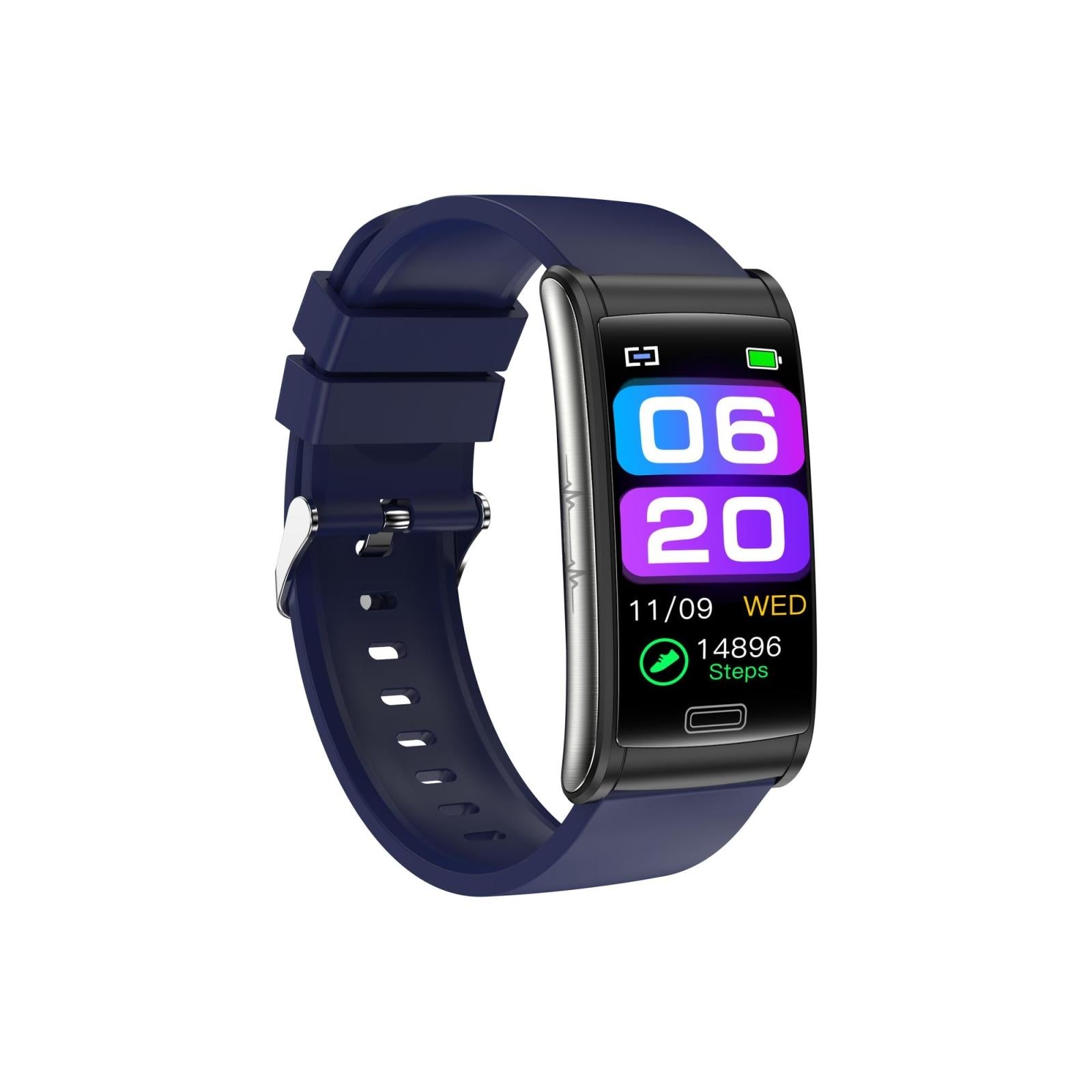 Smart Watch With Heart Rate And Blood Pressure Monitoring - Colour Screen - Red 3