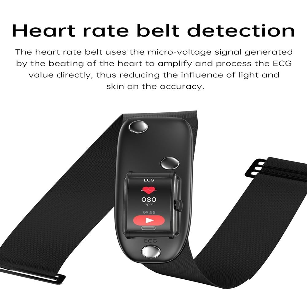 Smart Watch With Heart Rate And Blood Pressure Monitoring - Colour Screen - Red 7