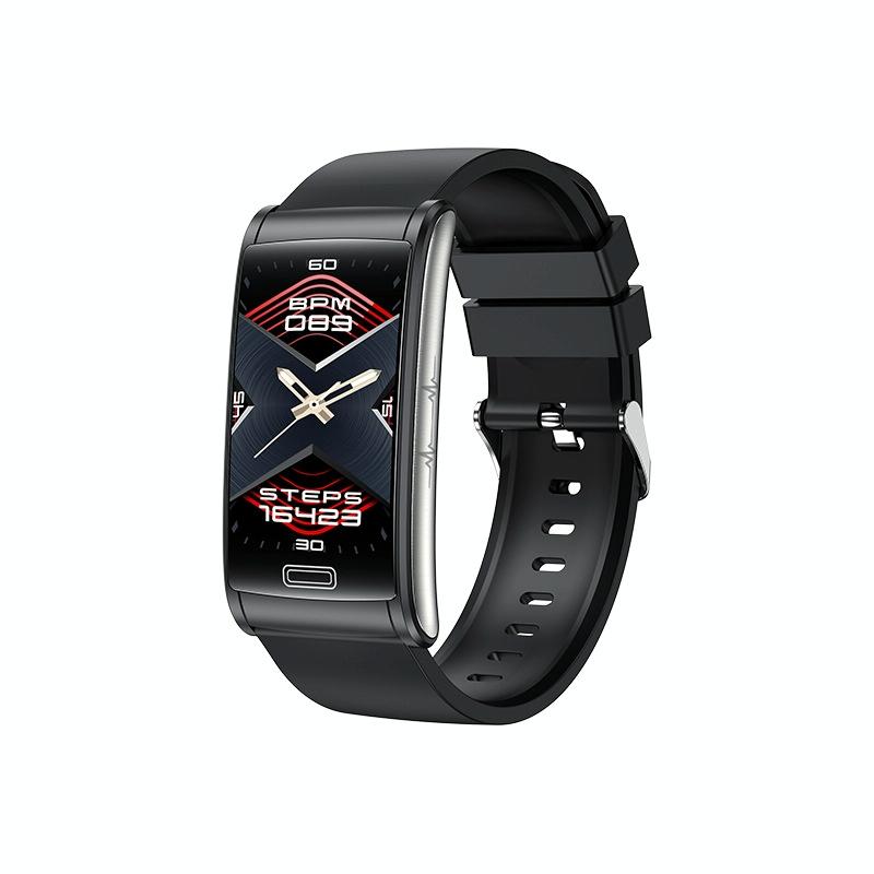 Smart Watch With Heart Rate And Blood Pressure Monitoring - Colour Screen - Red 10