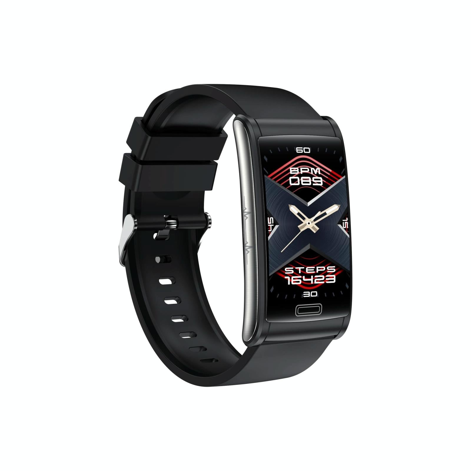 Smart Watch With Heart Rate And Blood Pressure Monitoring - Colour Screen - Red 11
