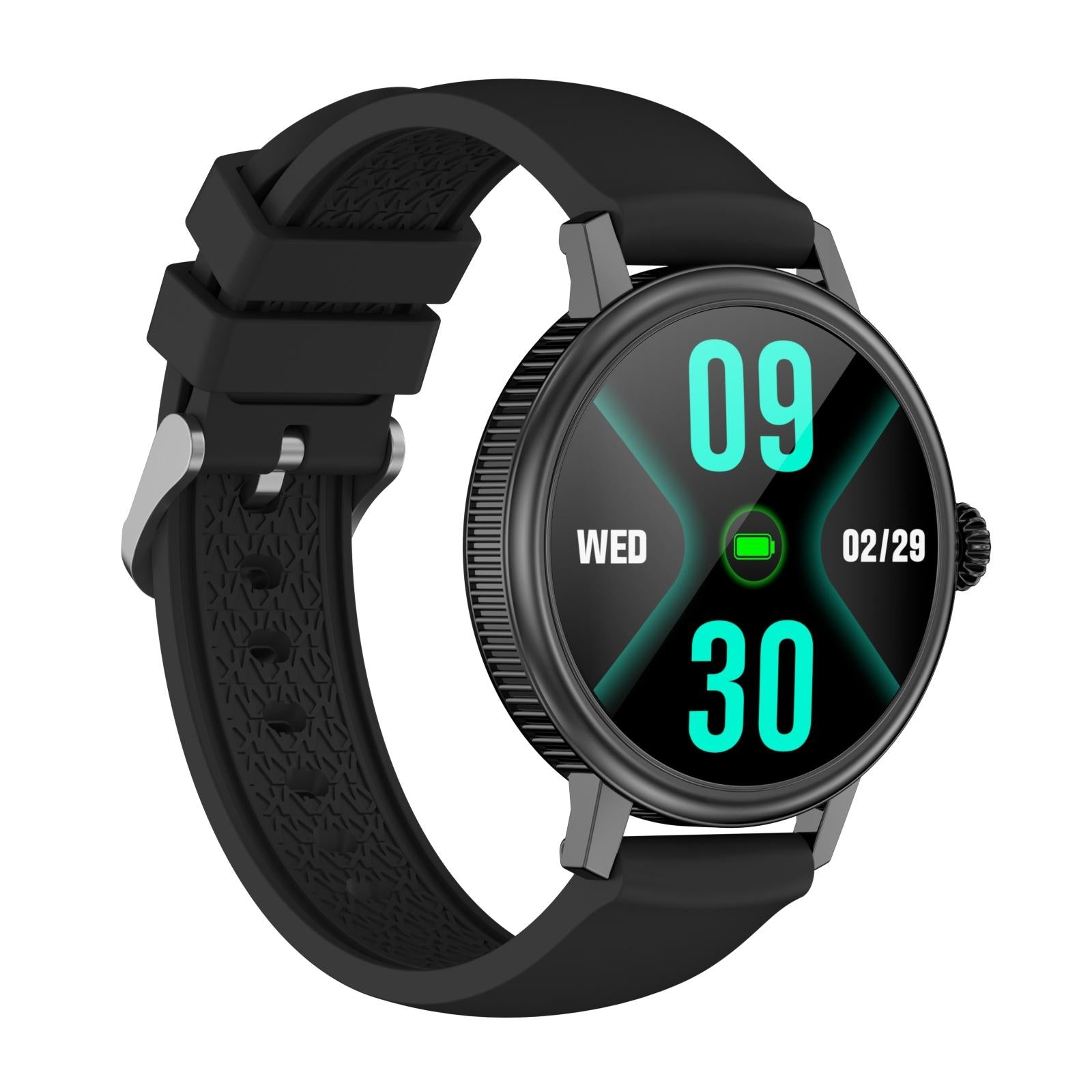 Smart Silicone Screen Watch - Silver 4