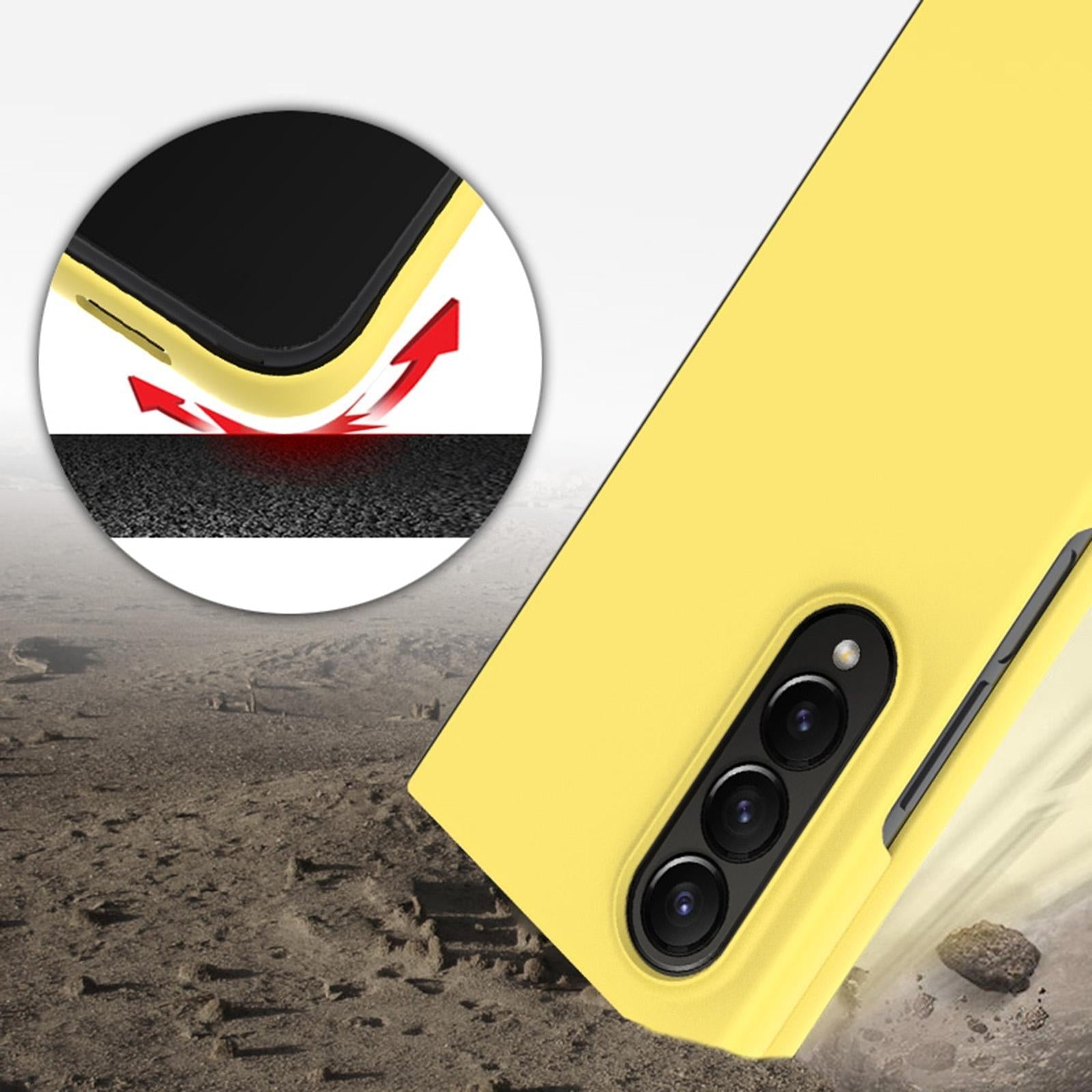 For Samsung Galaxy Z Fold4 5G Imak Js 2 Series Vibrant Case - Black 5