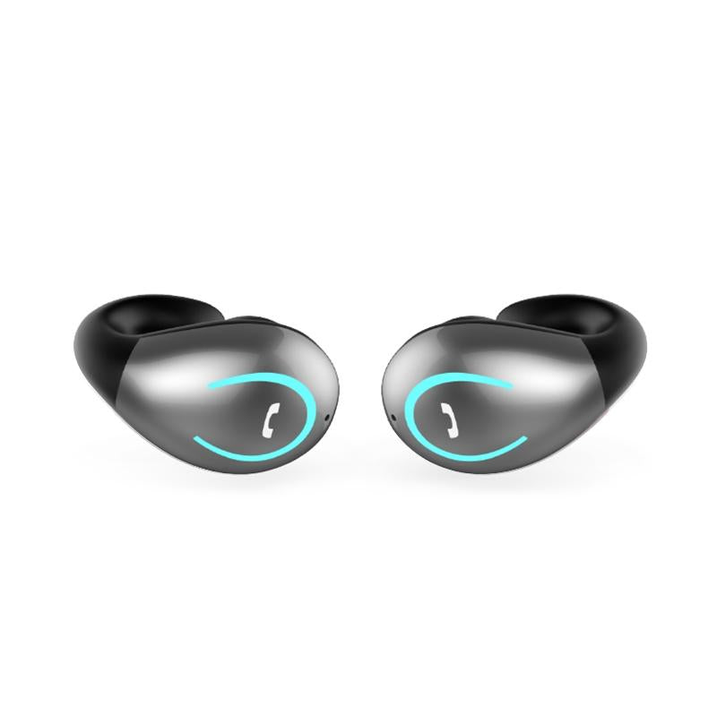 Ultra-light Wireless Bluetooth Earphones - Yx08 Stereo V5.0 - Grey 10