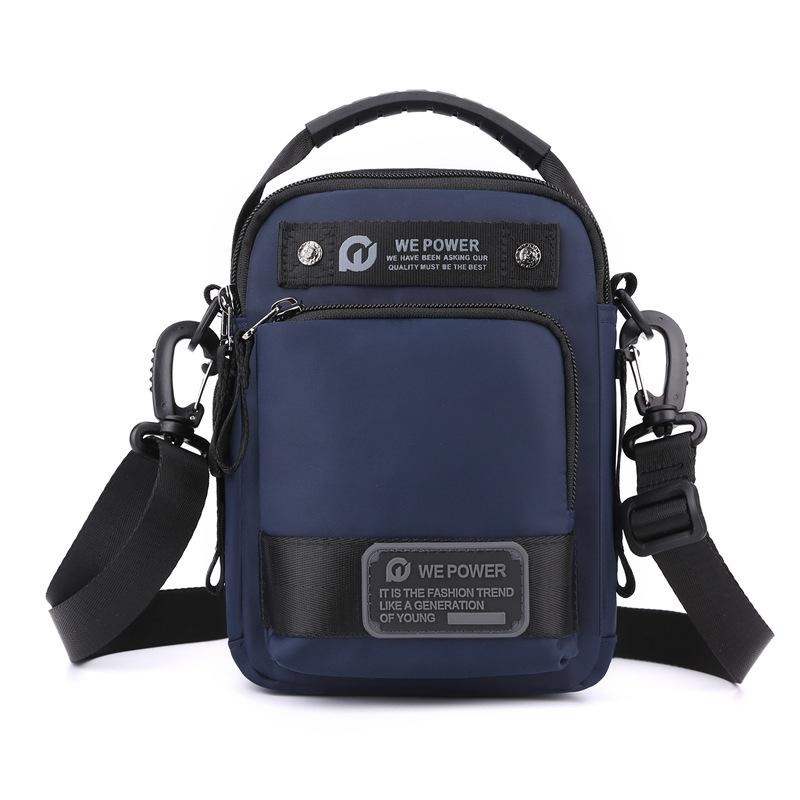 Waterproof Men Shoulder Bag Versatile Outdoor Crossbody For Travel & Everyday Use - Dark Blue